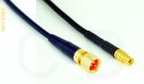 Coaxial Cable, 1/4-32 (S-93 compatible) to MMCX jack (female contact), RG174 flexible (TPR jacket), 16 foot, 50 ohm