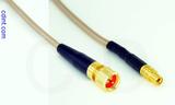 Coaxial Cable, 1/4-32 (S-93 compatible) to MMCX jack (female contact), RG316, 16 foot, 50 ohm