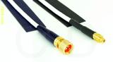 Coaxial Cable, 1/4-32 (S-93 compatible) to MMCX plug (male contact), RG188, 6 foot, 50 ohm