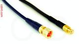 Coaxial Cable, 1/4-32 (S-93 compatible) to MCX plug (male contact), RG174, 2 foot, 50 ohm