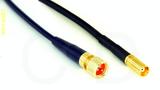 Coaxial Cable, 1/4-32 (S-93 compatible) to MCX jack (female contact), RG174, 32 foot, 50 ohm