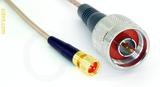 Coaxial Cable, 1/4-32 (S-93 compatible) to N, RG316, 2 foot, 50 ohm