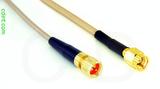 Coaxial Cable, 1/4-32 (S-93 compatible) to SSMA, RG316 double shielded, 4 foot, 50 ohm