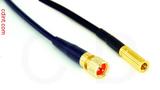 Coaxial Cable, 1/4-32 (S-93 compatible) to SSMB, RG174, 3 foot, 50 ohm