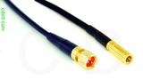 Coaxial Cable, 1/4-32 (S-93 compatible) to SSMB, RG174 low loss, 2 foot, 50 ohm