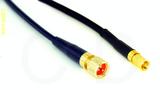 Coaxial Cable, 1/4-32 (S-93 compatible) to SSMC, RG174 low noise, 2 foot, 50 ohm