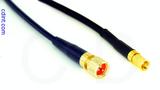 Coaxial Cable, 1/4-32 (S-93 compatible) to SSMC, RG174 flexible (TPR jacket), 2 foot, 50 ohm
