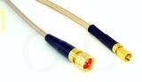 Coaxial Cable, 1/4-32 (S-93 compatible) to SSMC, RG316, 1 foot, 50 ohm