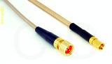 Coaxial Cable, 1/4-32 (S-93 compatible) to SSMC, RG316 double shielded, 40 foot, 50 ohm