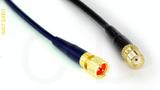 Coaxial Cable, 1/4-32 (S-93 compatible) to SMA female, RG174 flexible (TPR jacket), 10 foot, 50 ohm