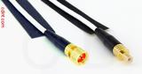 Coaxial Cable, 1/4-32 (S-93 compatible) to SMB jack (male contact), RG188, 24 foot, 50 ohm