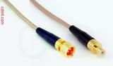 Coaxial Cable, 1/4-32 (S-93 compatible) to SMB jack (male contact), RG316, 3 foot, 50 ohm