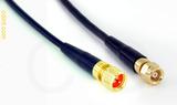 Coaxial Cable, 1/4-32 (S-93 compatible) to SMC (Subvis), RG174 low noise, 10 foot, 50 ohm