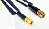 Coaxial Cable, 1/4-32 (S-93 compatible) to SMC (Subvis), RG188 low noise, 2 foot, 50 ohm