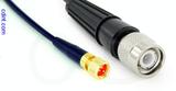 Coaxial Cable, 1/4-32 (S-93 compatible) to TNC, RG174, 50 foot, 50 ohm