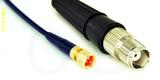 Coaxial Cable, 1/4-32 (S-93 compatible) to TNC female, RG174 flexible (TPR jacket), 4 foot, 50 ohm