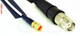 Coaxial Cable, 1/4-32 (S-93 compatible) to TNC female, RG188 low noise, 12 foot, 50 ohm