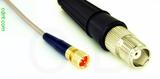 Coaxial Cable, 1/4-32 (S-93 compatible) to TNC female, RG316, 20 foot, 50 ohm