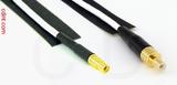 Coaxial Cable, MMCX jack (female contact) to SMB jack (male contact), RG188, 32 foot, 50 ohm