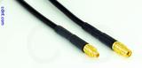 Coaxial Cable, MMCX plug (male contact) to MMCX jack (female contact), RG174 low noise, 3 foot, 50 ohm