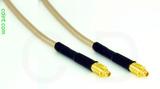 Coaxial Cable, MMCX plug (male contact) to MMCX plug (male contact), RG316, 12 foot, 50 ohm