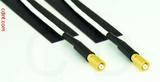 Coaxial Cable, 5-44 (mini-Microdot compatible) to 5-44 (mini-Microdot compatible), RG196 low noise, 8 foot, 50 ohm