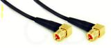 Coaxial Cable, 10-32 (Microdot compatible) 90 degree (right angle) to 10-32 (Microdot compatible) 90 degree (right angle), RG174, 40 foot, 50 ohm