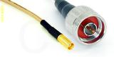 Coaxial Cable, MCX jack (female contact) to N, RG316, 10 foot, 50 ohm