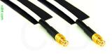 Coaxial Cable, MCX plug (male contact) to MCX plug (male contact), RG188 low noise, 6 foot, 50 ohm