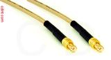 Coaxial Cable, MCX plug (male contact) to MCX plug (male contact), RG316, 3 foot, 50 ohm