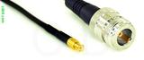 Coaxial Cable, MCX plug (male contact) to N female, RG174, 12 foot, 50 ohm