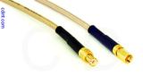 Coaxial Cable, MCX plug (male contact) to SSMC, RG316, 2 foot, 50 ohm