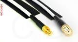 Coaxial Cable, MCX plug (male contact) to SMA female, RG188, 40 foot, 50 ohm