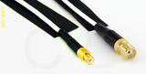 Coaxial Cable, MCX plug (male contact) to SMA female, RG196 low noise, 32 foot, 50 ohm