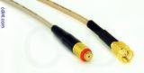Coaxial Cable, 10-32 (Microdot compatible) female to SSMA, RG316, 10 foot, 50 ohm