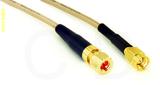 Coaxial Cable, 10-32 hex (Microdot compatible) to SSMA, RG316, 2 foot, 50 ohm