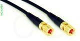 Coaxial Cable, 10-32 (Microdot compatible) to 10-32 (Microdot compatible), RG174 low noise, 24 foot, 50 ohm