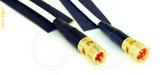 Coaxial Cable, 10-32 (Microdot compatible) to 1/4-32 (S-93 compatible), RG188 low noise, 2 foot, 50 ohm