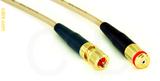 Coaxial Cable, 10-32 (Microdot compatible) to 1/4-32 (S-93 compatible) female, RG316, 24 foot, 50 ohm