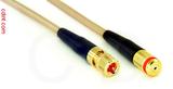 Coaxial Cable, 10-32 (Microdot compatible) to 1/4-32 (S-93 compatible) female, RG316 double shielded, 50 foot, 50 ohm