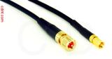 Coaxial Cable, 10-32 (Microdot compatible) to SSMC, RG174 low noise, 10 foot, 50 ohm