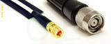 Coaxial Cable, 10-32 (Microdot compatible) to TNC reverse polarity, RG188, 40 foot, 50 ohm