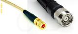 Coaxial Cable, 10-32 (Microdot compatible) to TNC reverse polarity, RG316, 16 foot, 50 ohm