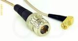 Coaxial Cable, N female to SMA 90 degree (right angle), RG316, 40 foot, 50 ohm