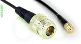Coaxial Cable, N female to SMA female, RG174 low loss, 3 foot, 50 ohm