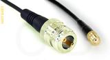 Coaxial Cable, N female to SMA female, RG174 flexible (TPR jacket), 4 foot, 50 ohm