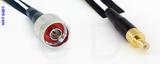 Coaxial Cable, N to SMB jack (male contact), RG196 low noise, 5 foot, 50 ohm