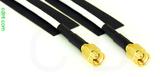 Coaxial Cable, SSMA to SSMA, RG188, 24 foot, 50 ohm
