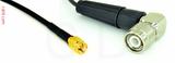 Coaxial Cable, SSMA to TNC 90 degree (right angle), RG174, 10 foot, 50 ohm