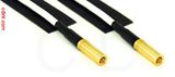 Coaxial Cable, SSMB to SSMB, RG188, 40 foot, 50 ohm